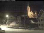 Archived image Webcam Holzgau center: Church 03:00