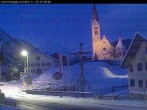 Archived image Webcam Holzgau center: Church 06:00