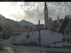 Archived image Webcam Holzgau center: Church 13:00