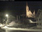 Archived image Webcam Holzgau center: Church 17:00