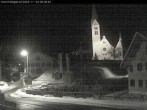 Archiv Foto Webcam Holzgau: Kirche 23:00