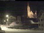 Archived image Webcam Holzgau center: Church 23:00