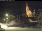 Archived image Webcam Holzgau center: Church 03:00