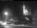 Archived image Webcam Holzgau center: Church 23:00