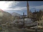 Archived image Webcam Holzgau center: Church 13:00