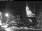 Archived image Webcam Holzgau center: Church 21:00