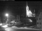 Archived image Webcam Holzgau center: Church 01:00