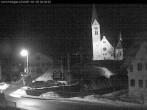 Archived image Webcam Holzgau center: Church 23:00