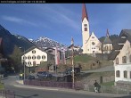 Archived image Webcam Holzgau center: Church 02:00