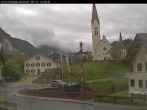 Archived image Webcam Holzgau center: Church 13:00
