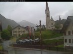 Archived image Webcam Holzgau center: Church 19:00