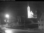 Archived image Webcam Holzgau center: Church 23:00