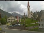 Archiv Foto Webcam Holzgau: Kirche 17:00