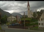 Archiv Foto Webcam Holzgau: Kirche 17:00