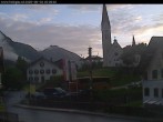 Archiv Foto Webcam Holzgau: Kirche 19:00