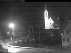 Archived image Webcam Holzgau center: Church 23:00