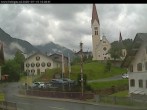 Archiv Foto Webcam Holzgau: Kirche 15:00