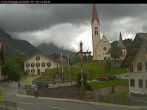 Archiv Foto Webcam Holzgau: Kirche 14:00