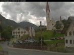 Archiv Foto Webcam Holzgau: Kirche 13:00