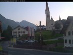 Archiv Foto Webcam Holzgau: Kirche 19:00