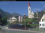 Archived image Webcam Holzgau center: Church 09:00