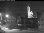 Archived image Webcam Holzgau center: Church 19:00