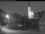 Archived image Webcam Holzgau center: Church 05:00
