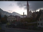 Archived image Webcam Holzgau center: Church 17:00