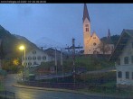 Archived image Webcam Holzgau center: Church 05:00