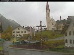 Archived image Webcam Holzgau center: Church 13:00