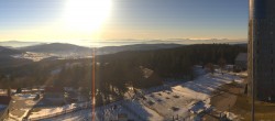 Archived image Webcam Panoramic view Großer Inselsberg - Rennsteig 13:00