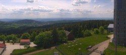 Archived image Webcam Panoramic view Großer Inselsberg - Rennsteig 13:00