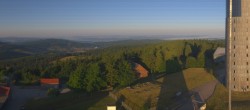 Archived image Webcam Panoramic view Großer Inselsberg - Rennsteig 05:00