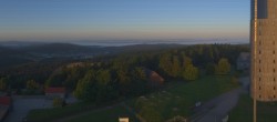 Archived image Webcam Panoramic view Großer Inselsberg - Rennsteig 05:00