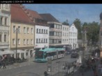 Archiv Foto Webcam Straubing Ludwigsplatz - Blick nach Osten 13:00