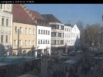 Archiv Foto Webcam Straubing Ludwigsplatz - Blick nach Osten 13:00