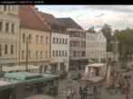 Archiv Foto Webcam Straubing Ludwigsplatz - Blick nach Osten 17:00