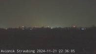 Archiv Foto Webcam Flugplatz Straubing 21:00