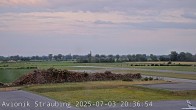 Archiv Foto Webcam Flugplatz Straubing 19:00
