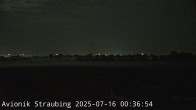 Archiv Foto Webcam Flugplatz Straubing 23:00