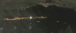 Archiv Foto Webcam Peisey Nancroix - Luftseilbahn Vanoise Express 23:00