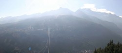 Archiv Foto Webcam Peisey Nancroix - Luftseilbahn Vanoise Express 07:00