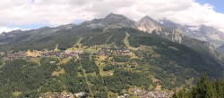 Archiv Foto Webcam Peisey Nancroix - Luftseilbahn Vanoise Express 13:00