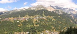 Archiv Foto Webcam Peisey Nancroix - Luftseilbahn Vanoise Express 15:00