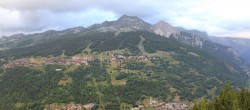 Archiv Foto Webcam Peisey Nancroix - Luftseilbahn Vanoise Express 19:00
