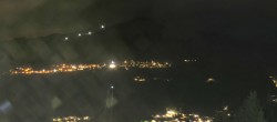 Archiv Foto Webcam Peisey Nancroix - Luftseilbahn Vanoise Express 21:00
