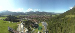 Archived image Webcam Oberstdorf: Ski Jumping Area 13:00