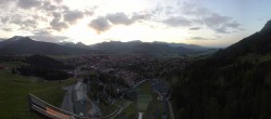 Archived image Webcam Oberstdorf: Ski Jumping Area 19:00