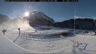 Archiv Foto Webcam Oberstdorf: Blick ins Langlaufstadion 09:00