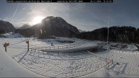 Archiv Foto Webcam Oberstdorf: Blick ins Langlaufstadion 09:00